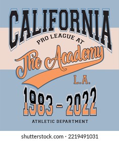 CALIFORNIA EL DEPARTAMENTO DE VARIEDAD ATLÉTICA ACADEMY PRO LEAGUE COLLEGE COLLEGIATE 