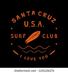 CALIFORNIA BADGE. Design fashion apparel on light background. T shirt graphic vintage vector illustration label logo template.