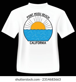 California Beach T-Shirt, California Shirt, Beach, Beach Sunset, Summer Shirt,