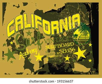 california beach vector art