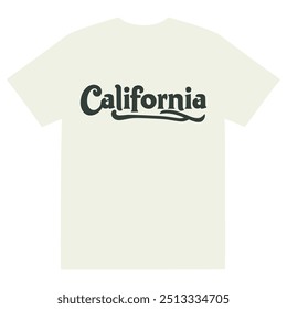 california city t shirt fashion stickervector illustration template design