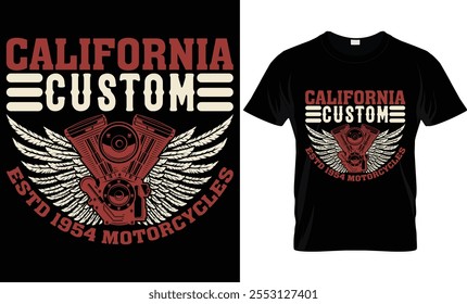 CALIFORNIA CUSTOM ESTD 1954 MOTOCICLETAS 