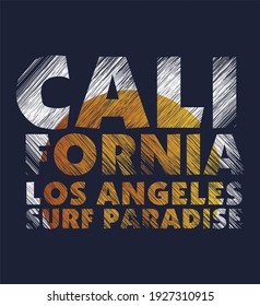 CALIFORNIA design typography Grunge background vector design text illustration  sign  t shirt graphics  print.