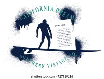 california dream surf frame