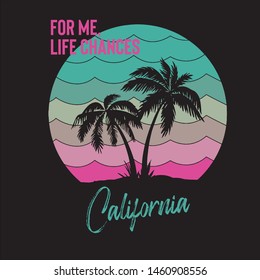 California graphic design for clothing