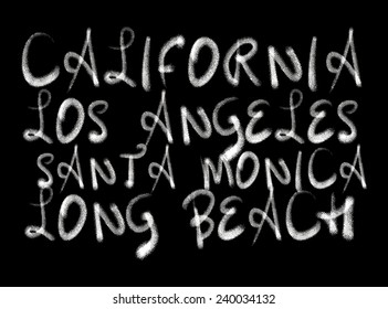 california graphic design vector art