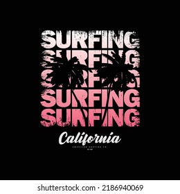 California illustration typography. perfect for designing t-shirts, shirts, hoodies, poster, print