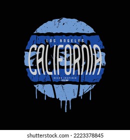 California illustration typography. perfect for designing t-shirts, shirts, hoodies, poster, print