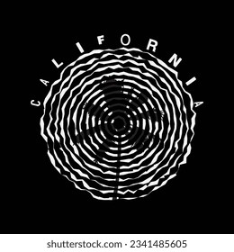 California Illustration typography for t shirt, poster, logo, sticker, or apparel merchandise.