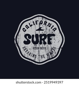 California Illustration typography for t shirt, poster, logo, sticker, or apparel merchandise