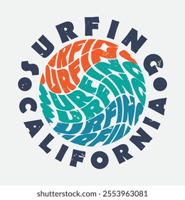 California Illustration typography for t shirt, poster, logo, sticker, or apparel merchandise