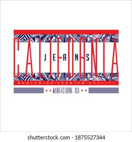 california jeans simple vintage fashion