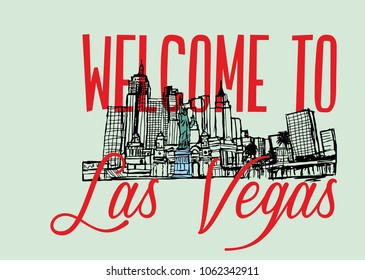 California Las Vegas graphic design vector art