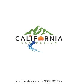 California Logo sauber, einfach und elegant