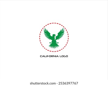 CALIFORNIA LOGO DESIGN , VEKTOR, SYMBOL , ILLUSTRATION ISOLATE TEMPLATE. 