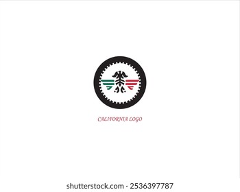 CALIFORNIA LOGO DESIGN , VECTOR, ICON ,ILLUSTRATION ISOLATE TEMPLATE. 