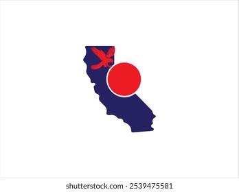 California logo design , vector , icon , illustration and isolate template design .