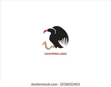 CALIFORNIA Logo Design , Vektor , Illustration und isolierte Vorlage. 