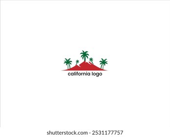 Logotipo de California aislado, Ilustración vectorial del logotipo de California