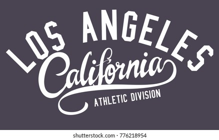 California Los angeles College Academy printing and embroidery graphic design vector art