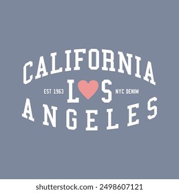  california - los angeles slogan print for girl woman tee t shirt 