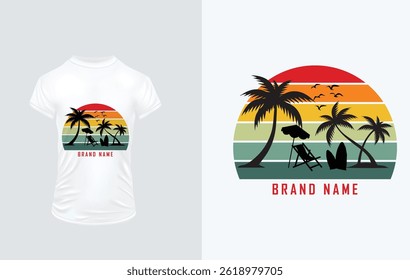 California, Los Angeles t-shirt design. T shirt print design with palm tree. T-shirt design with typography and tropical palm tree for tee print, apparel and clothing