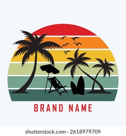 California, Los Angeles t-shirt design. T shirt print design with palm tree. T-shirt design with typography and tropical palm tree for tee print, apparel and clothing