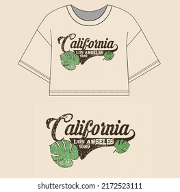 california los angeles varcity slogan for t-shirt