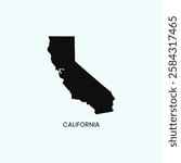 California Map Outline Stock Illustrations.