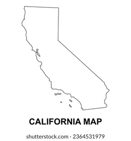 California map shape, united states of america. Flat concept icon symbol vector illustration .