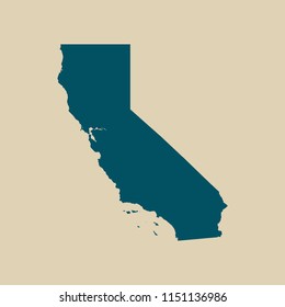 California map vector