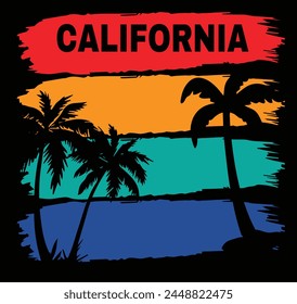 California nature apparel t-shirt design