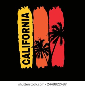 California nature apparel t-shirt design