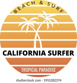 California Ocean side stylish t-shirt