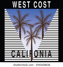 California Ocean side stylish t-shirt and apparel trendy designGlobal swatches.

R