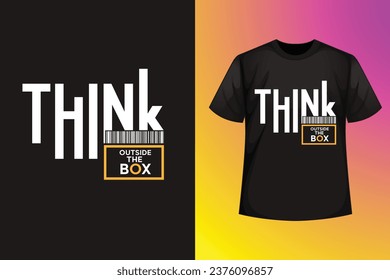 California Ocean side stylish t-shirt and apparel trendy design with Think, typography, print, vector illustration. Global swatches.