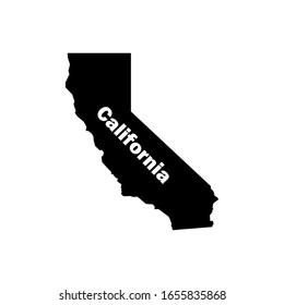 California outline icon isolated. Symbol, logo illustration for mobile concept and web design.