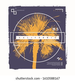 California Redondo vector graphic t-shirt design, poster, print.