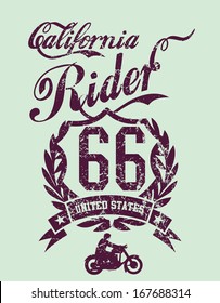 california retro route 66 vector art
