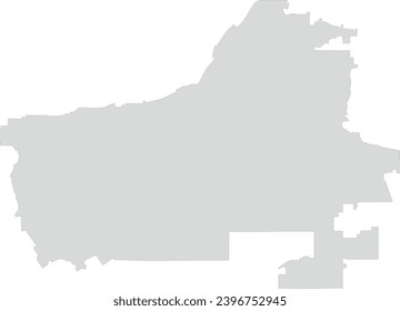 California Riverside City Map with City Limits