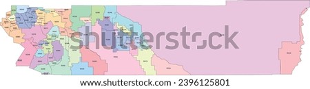 California Riverside County Map with Zip Codes