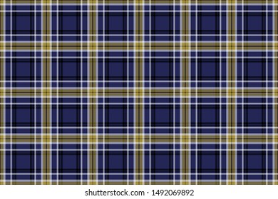 California Riverside University Tartan. Seamless pattern for fabric, kilts, skirts, plaids, interior decoration.