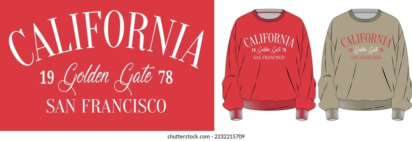 california san francisco graphic design varsity college typography placement print slogan