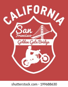 california san francisco vector art