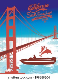 california san francisco vector art