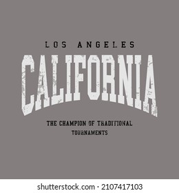 California slogan graphic vector print lettering for t shirt print design