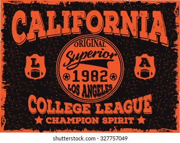 California Sport T-shirt Design