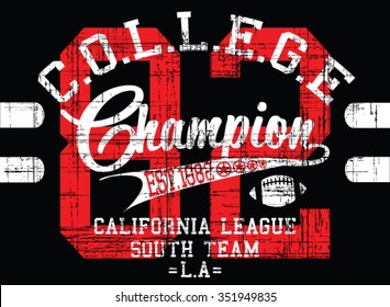 California  Sports vector print and varsity. For t-shirt or other uses in vector.