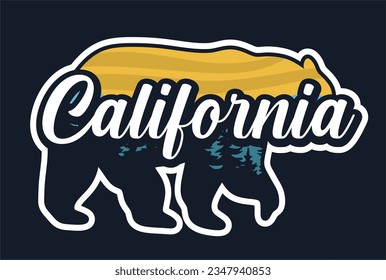 California state with beautiul view