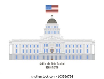 California State Capitol Is Home To The Government Of California, United States Of America